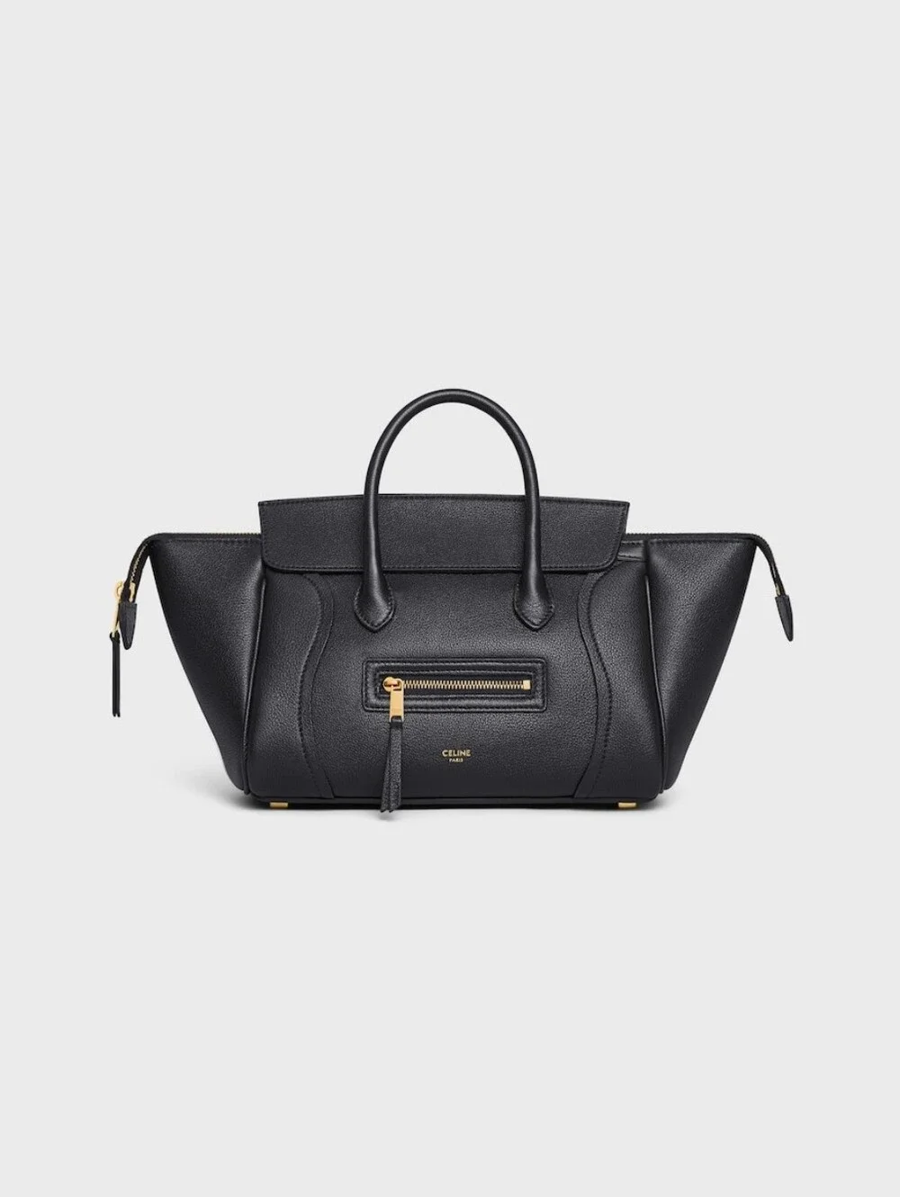 Brand NEW!! CELINE LITTLE LUGGAGE IN GRAINED CALFSKIN Black MSRP $3990 USD W/COA